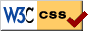 W3C valid CSS logo